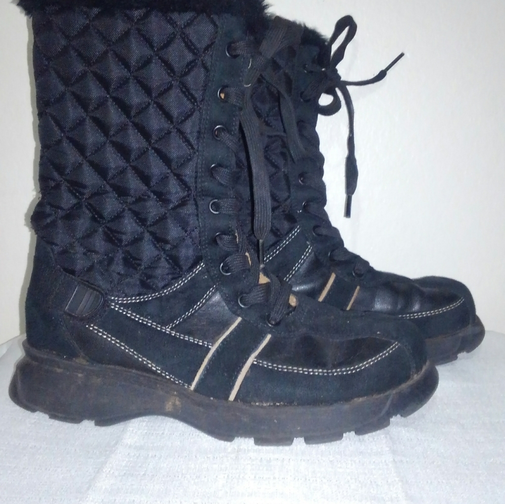 MUDD Black Boots, size 7.5 M